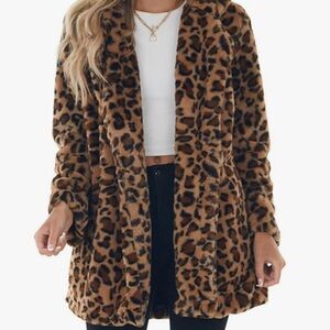 Beth Dutton-Leopard Print Faux Fur Coat. Halloween